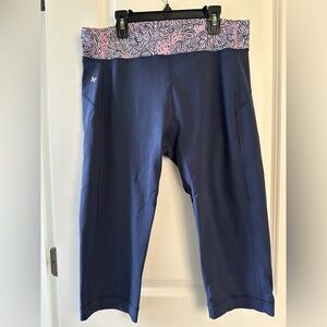 Lilly Pulitzer capri leggings, XL, EUC
